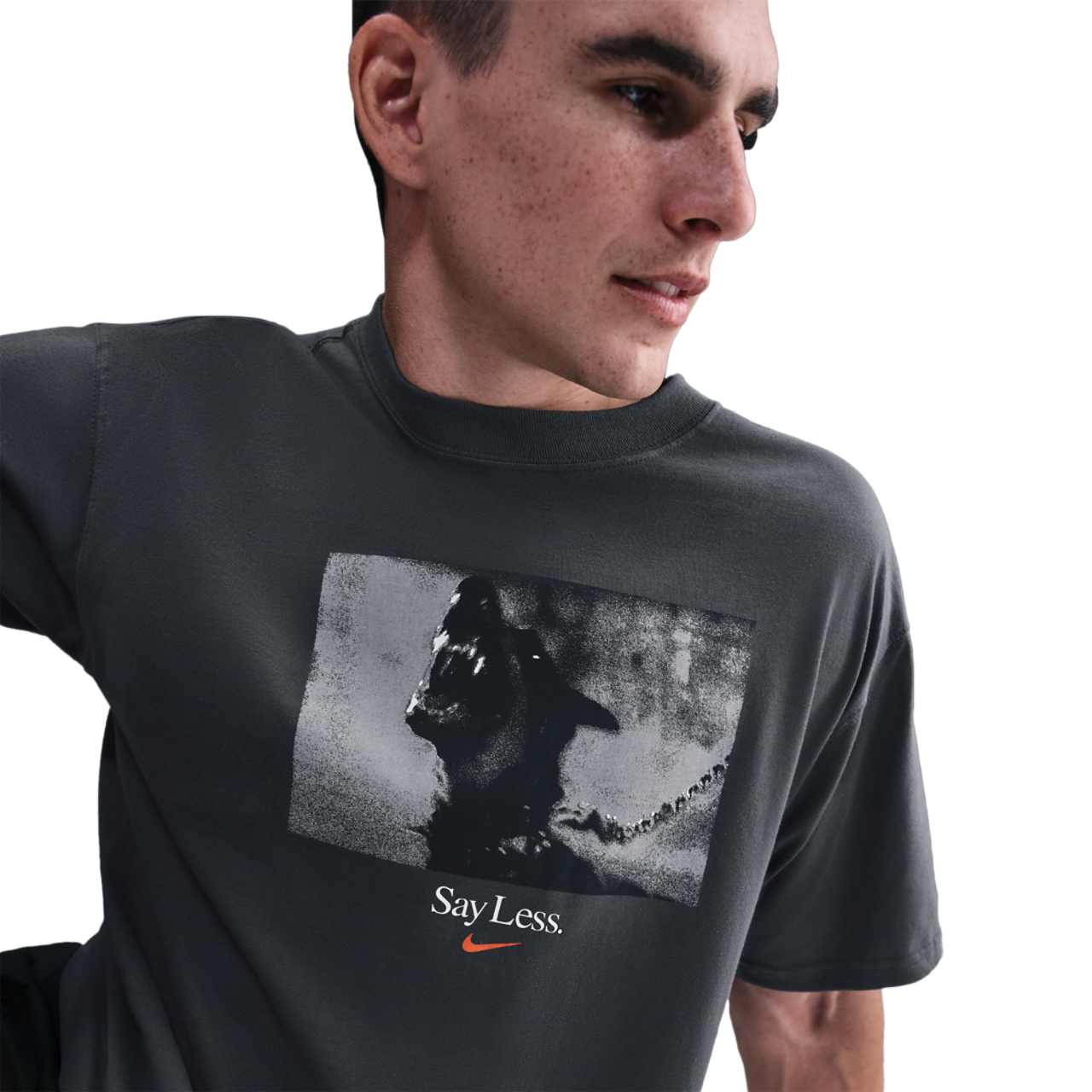 Nike Air Max 90 T-Shirt Say Less Image 3 of 5. Tap to open photo gallery.