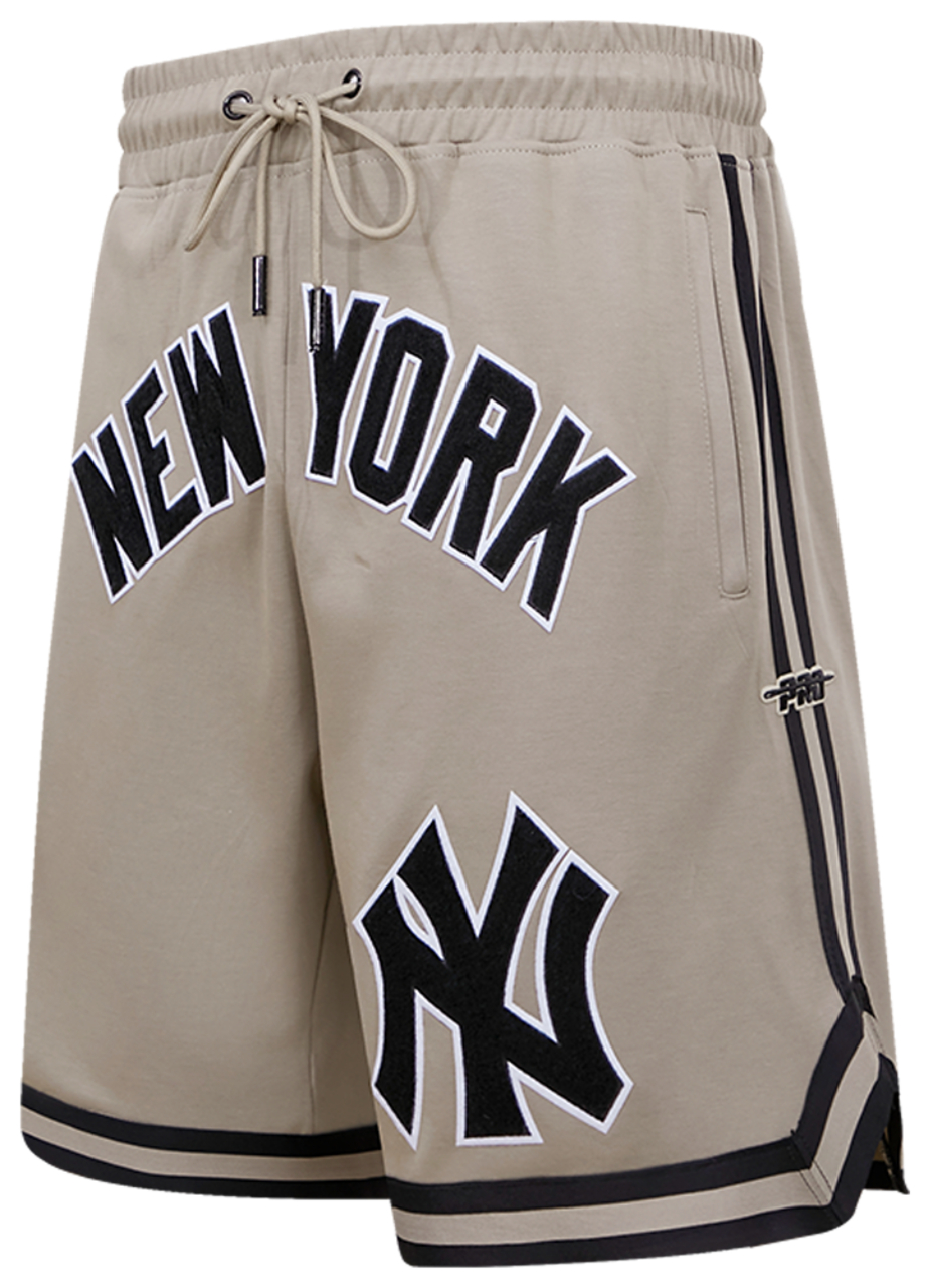 Pro Standard Yankees Desert Taupe Shorts Image 3 of 7. Tap to open photo gallery.