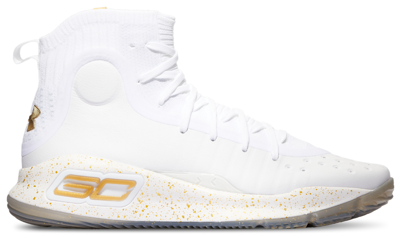 シューズ(男性用) Under Armour CURRY 4 RETRO Amazon.com | Under Armour Curry 4 Retro - Men's (Gold/White