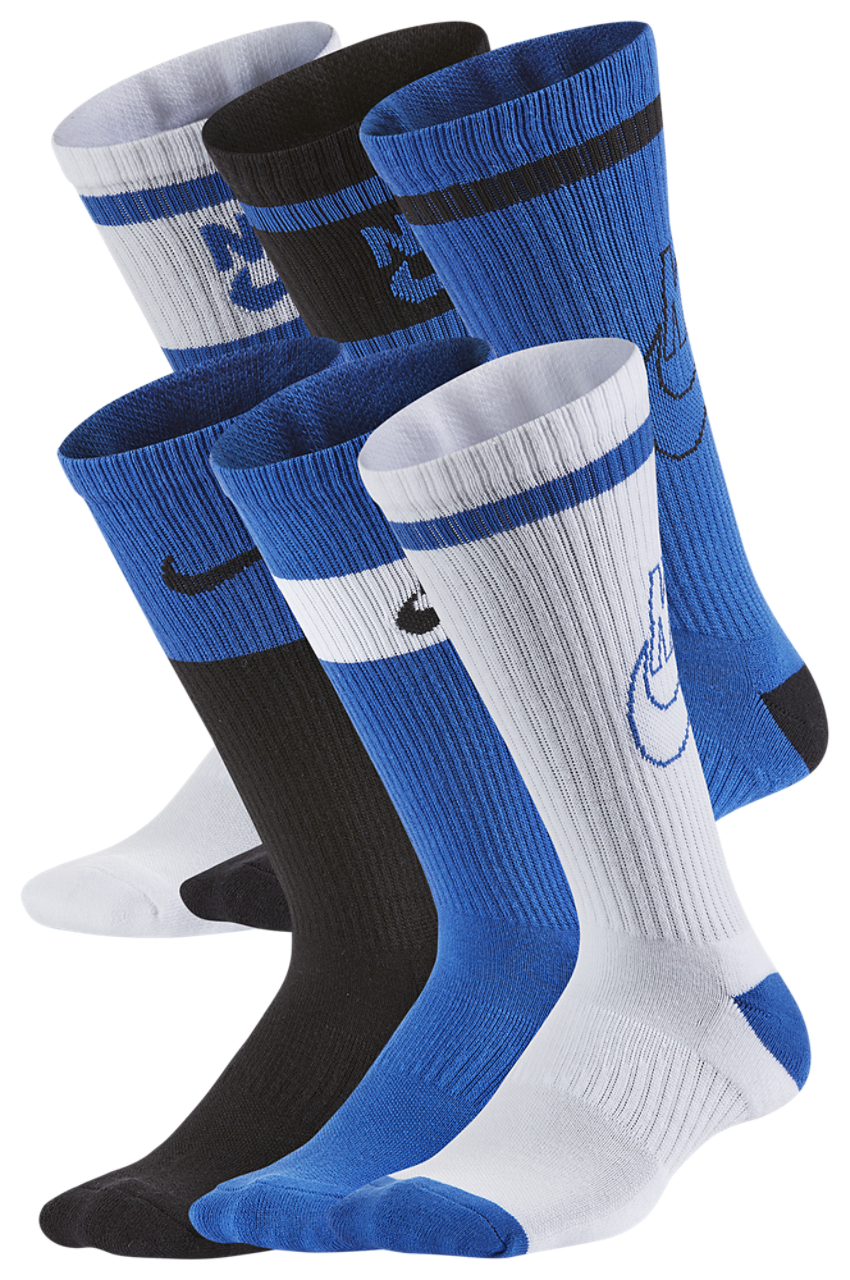 Nike 6 Pack Cushioned Crew Socks  Image 1 of 2. Tap to open photo gallery.