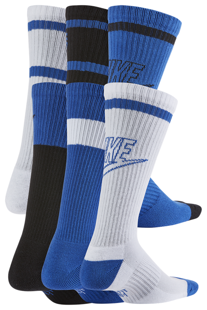 Nike 6 Pack Cushioned Crew Socks  Image 2 of 2. Tap to open photo gallery.