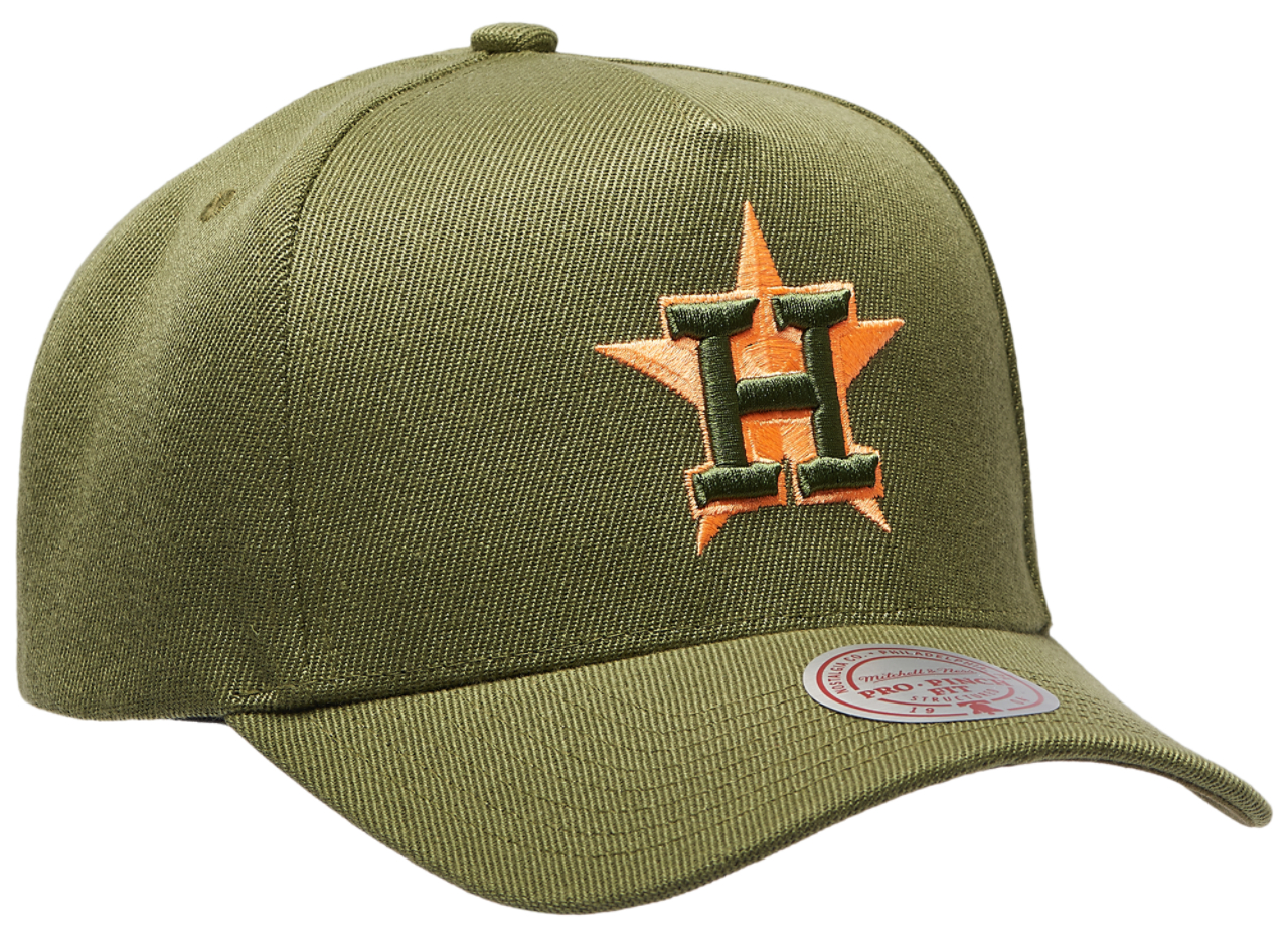 Mitchell & Ness Astros Neon Pop Pro Pinch Cap Image 3 of 5. Tap to open photo gallery.