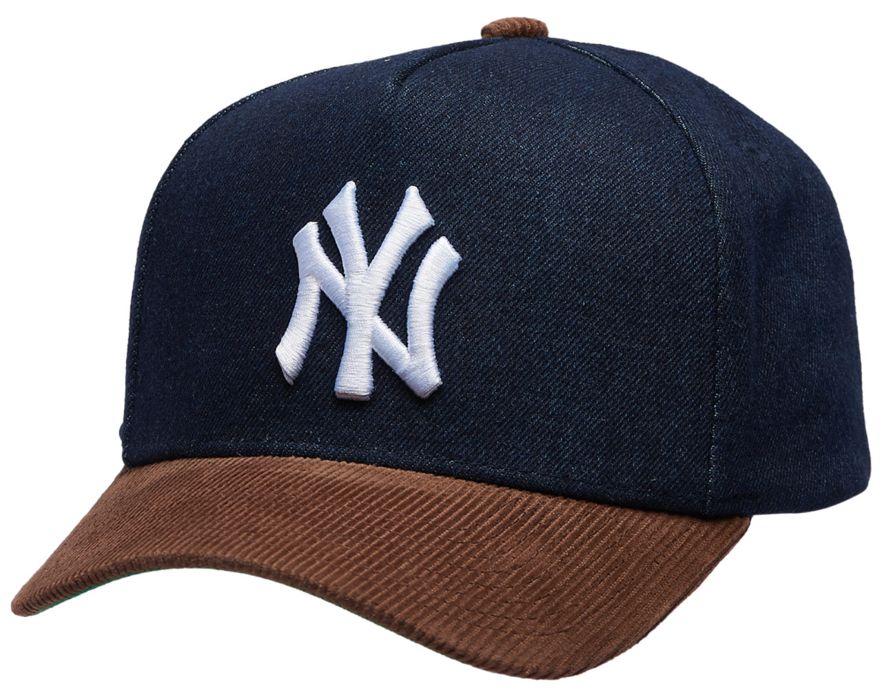 Mitchell & Ness Yankees Denim Cord Pro Pinch Cap - Adult | Champs