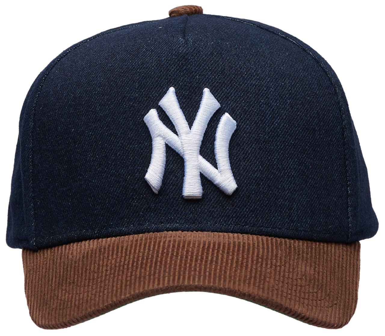 Mitchell & Ness Yankees Denim Cord Pro Pinch Cap - Adult | Champs