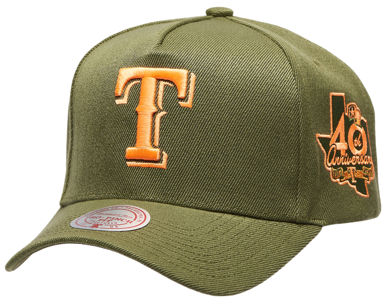 Mitchell & Ness Rangers Neon Pop Pro Pinch Cap Image 1 of 5. Tap to open photo gallery.