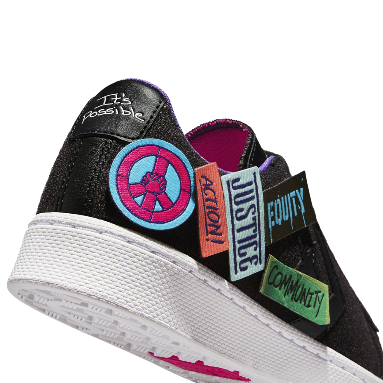 Converse Pro Leather It's Possible Image 6 of 9. Tap to open photo gallery.