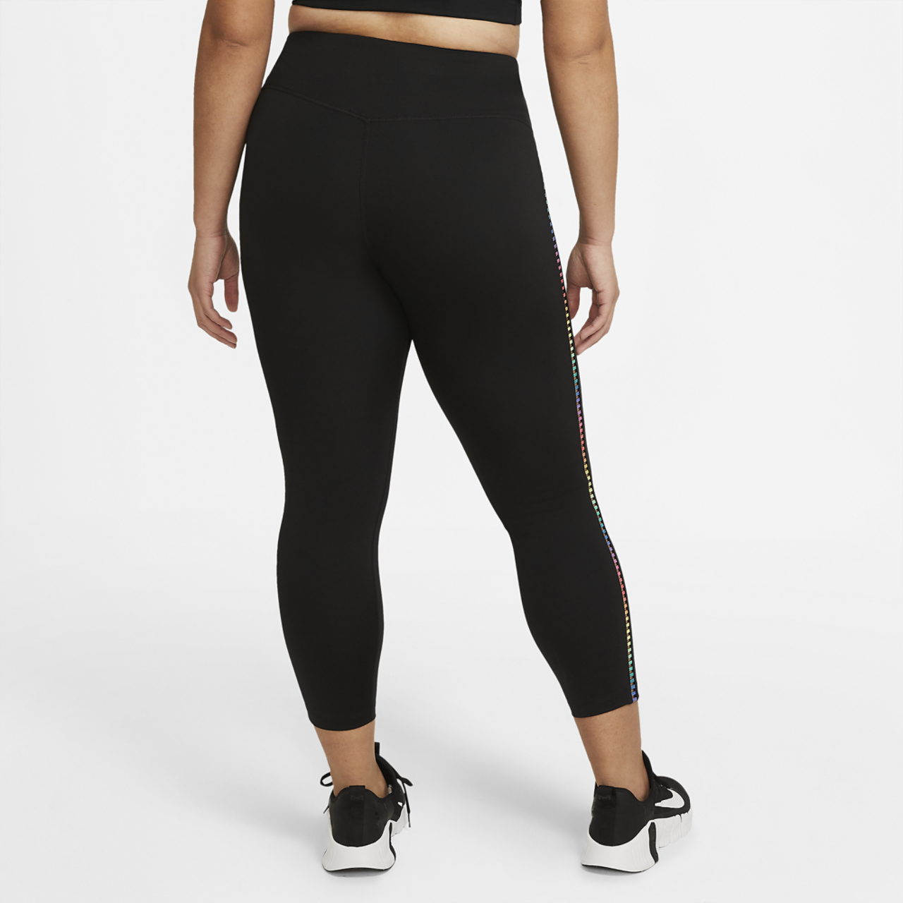 Nike One Rainbow Ladder 7/8 Tight Image 2 of 4. Tap to open photo gallery.