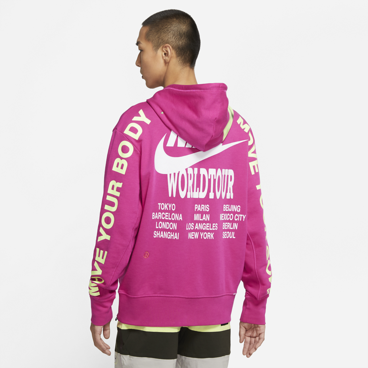 Nike World Tour Pullover Hoodie Image 2 of 2. Tap to open photo gallery.