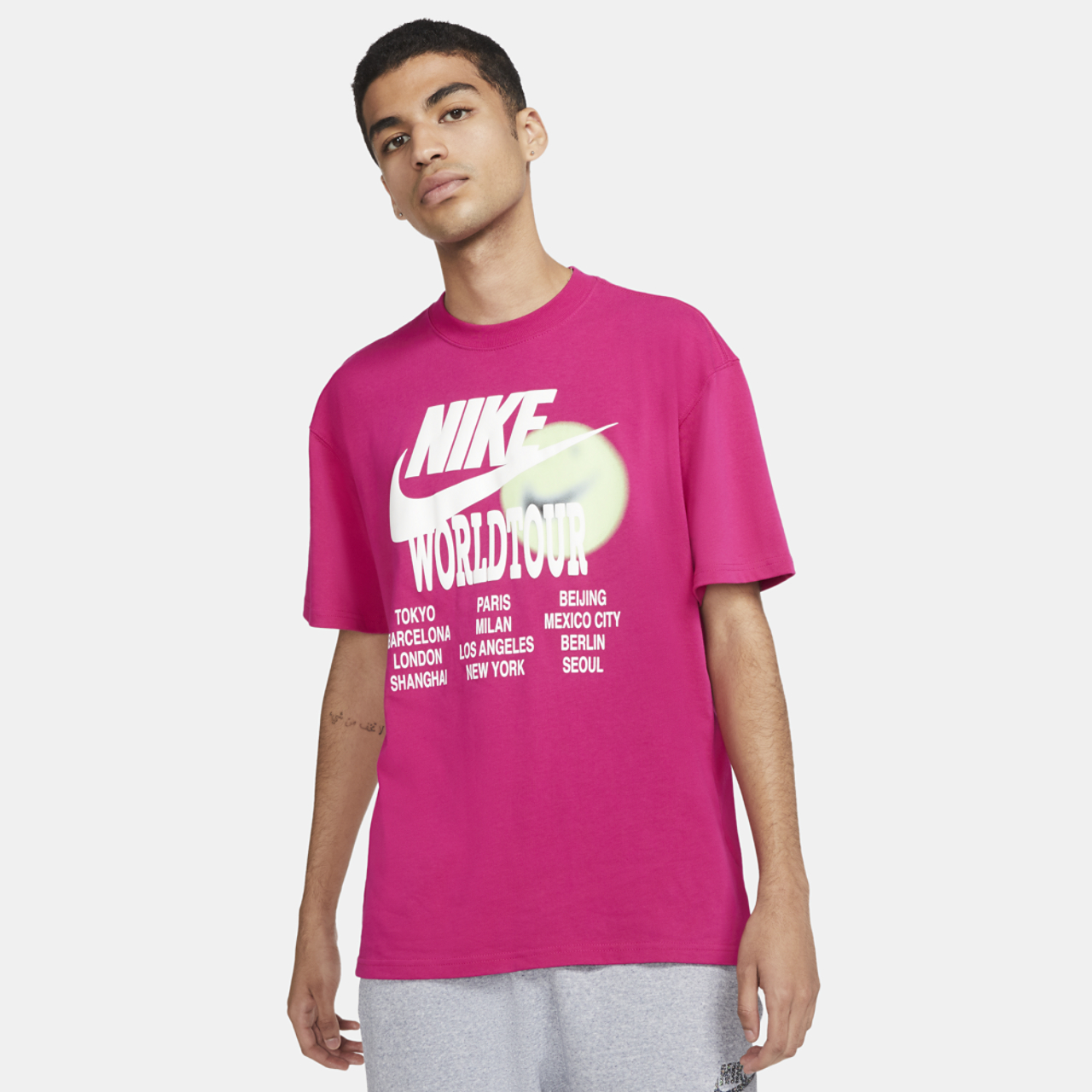 Nike World Tour Tee Image 1 of 5. Tap to open photo gallery.