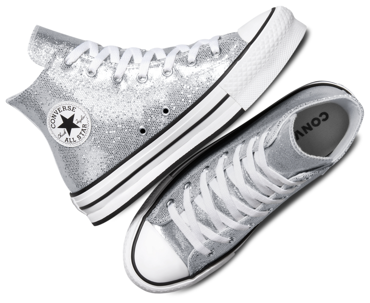Converse Chuck Taylor All Star EVA Lift Hi Image 4 of 7. Tap to open photo gallery.