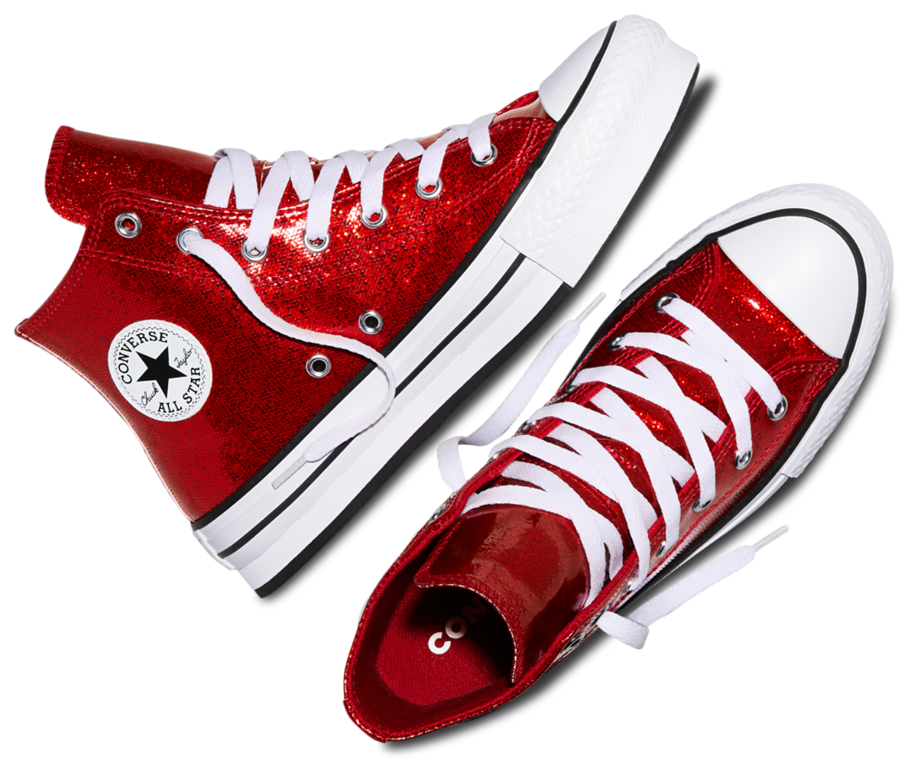 Converse Chuck Taylor All Star EVA Lift Hi Image 4 of 5. Tap to open photo gallery.