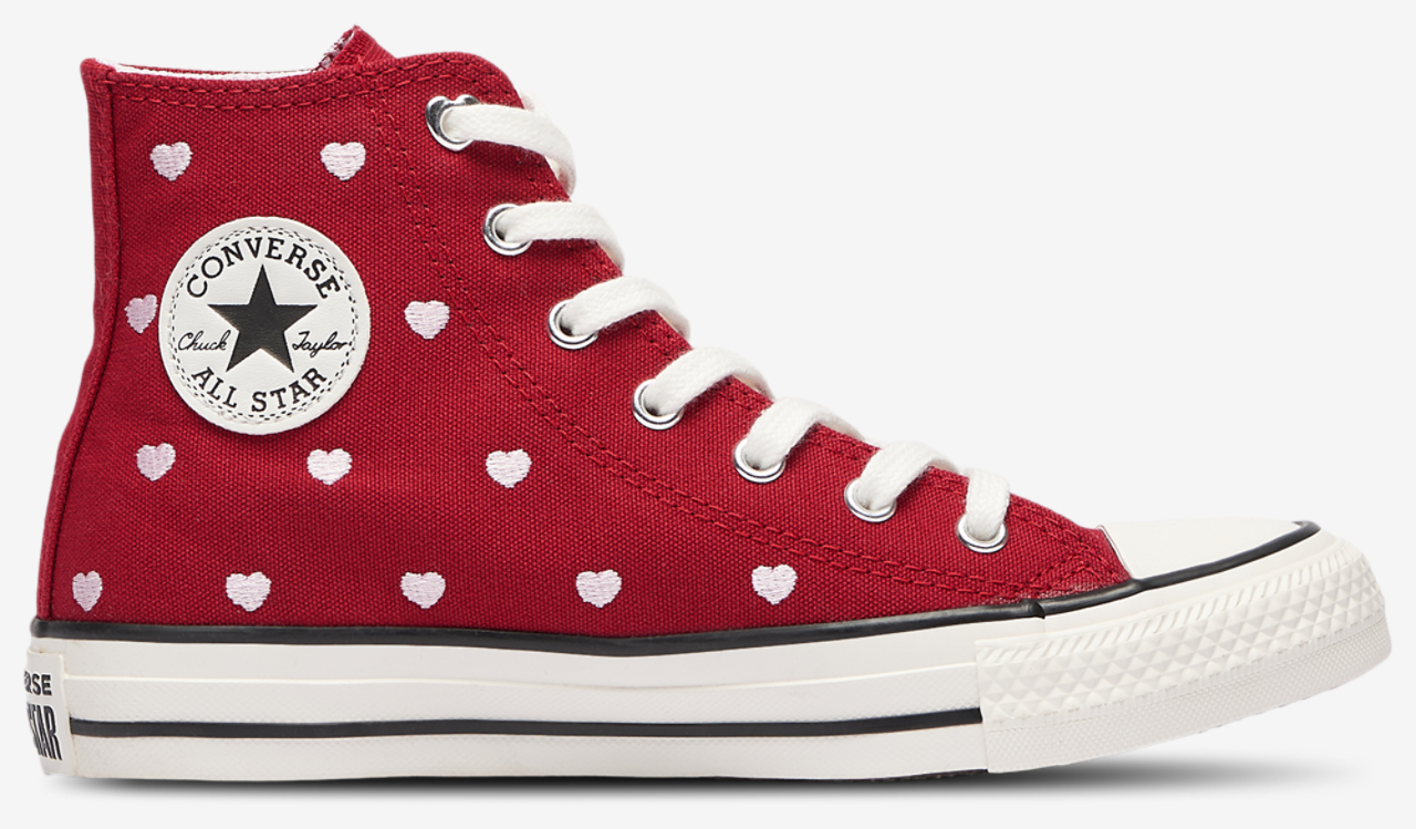 Converse Chuck Taylor All Star Hi Hearts Image 1 of 5. Tap to open photo gallery.