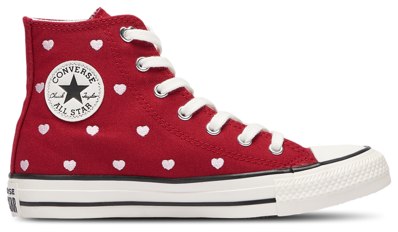 Converse Chuck Taylor All Star Hi Hearts Image 1 of 5. Tap to open photo gallery.