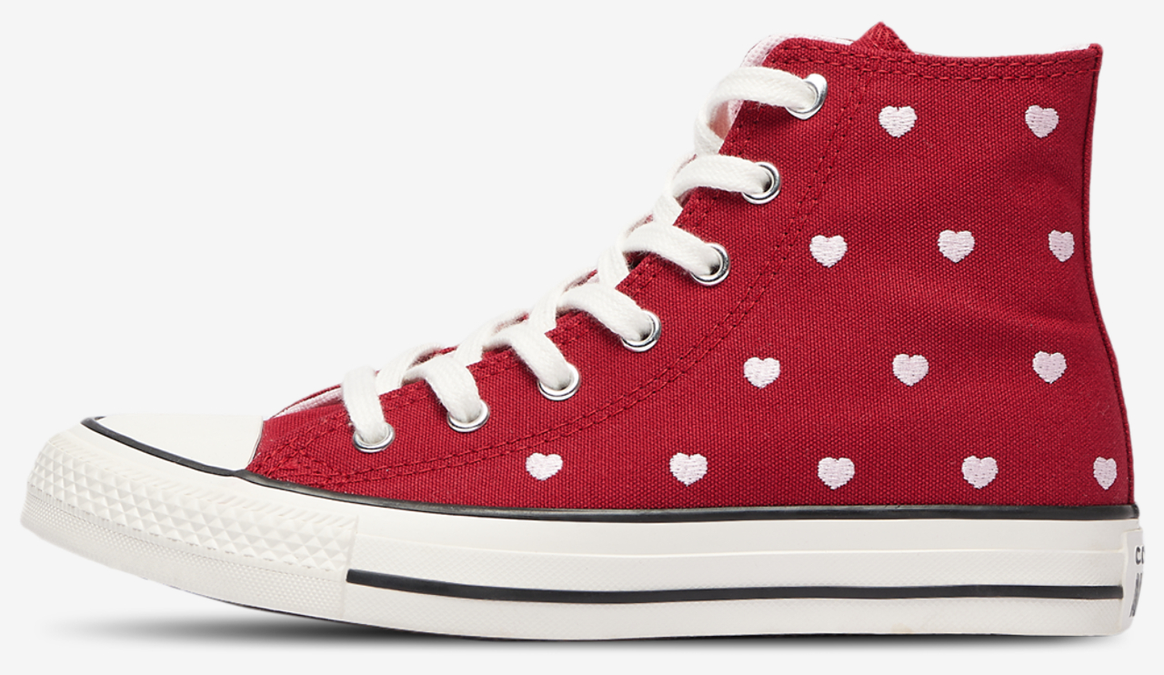Converse Chuck Taylor All Star Hi Hearts Image 2 of 5. Tap to open photo gallery.