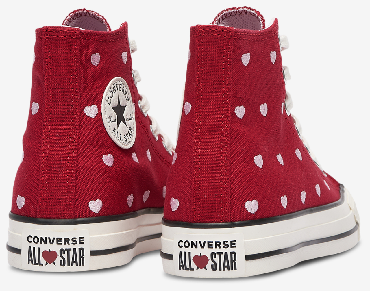 Converse Chuck Taylor All Star Hi Hearts Image 3 of 5. Tap to open photo gallery.
