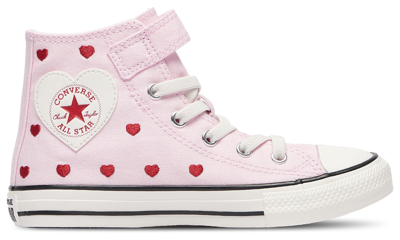 Converse Chuck Taylor All Star 1V Hi Hearts Image 1 of 5. Tap to open photo gallery.