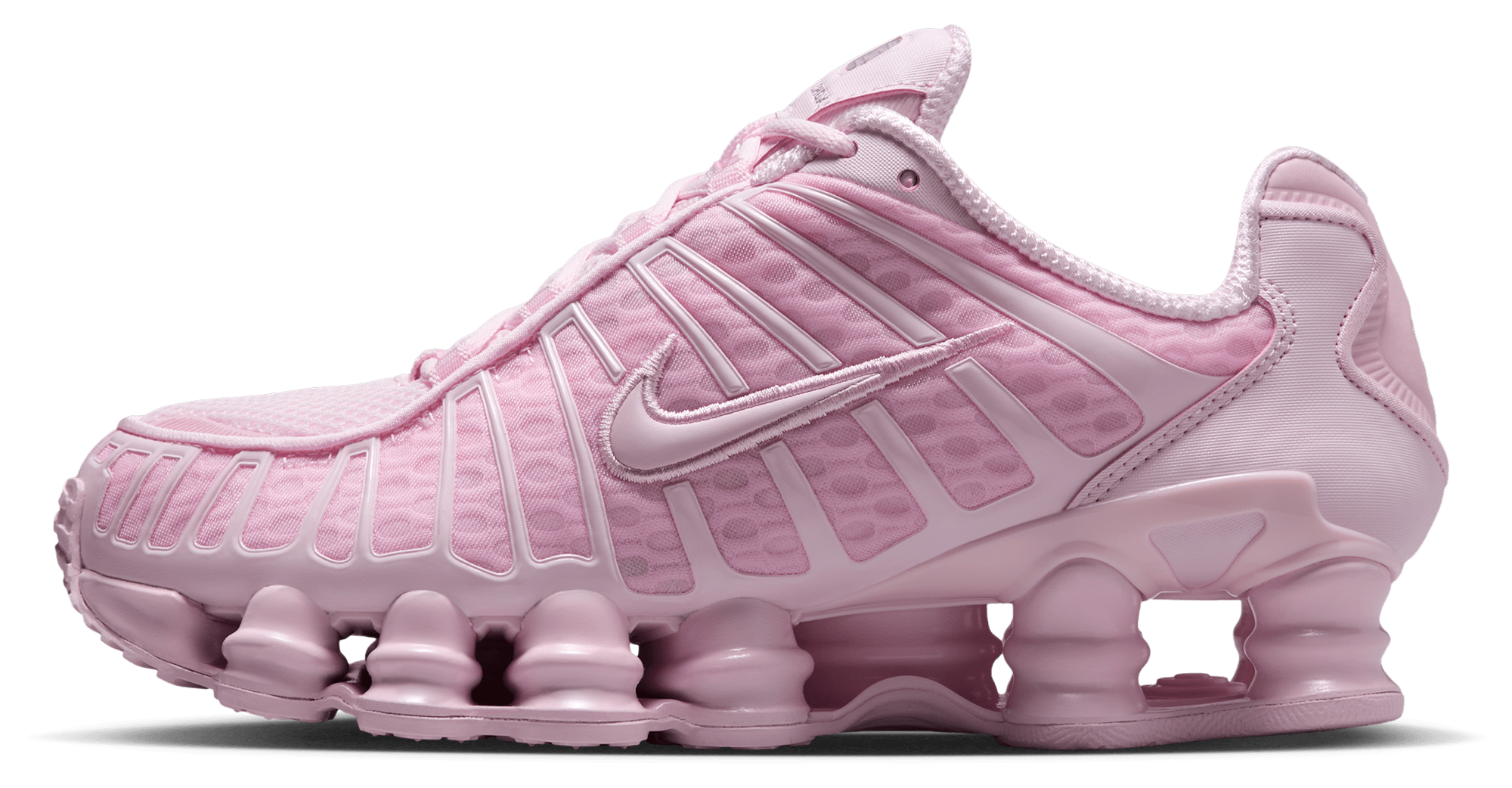 Nike Shox TL - Mtlc Silver/Pink Foam/Pink Foam - Image 2