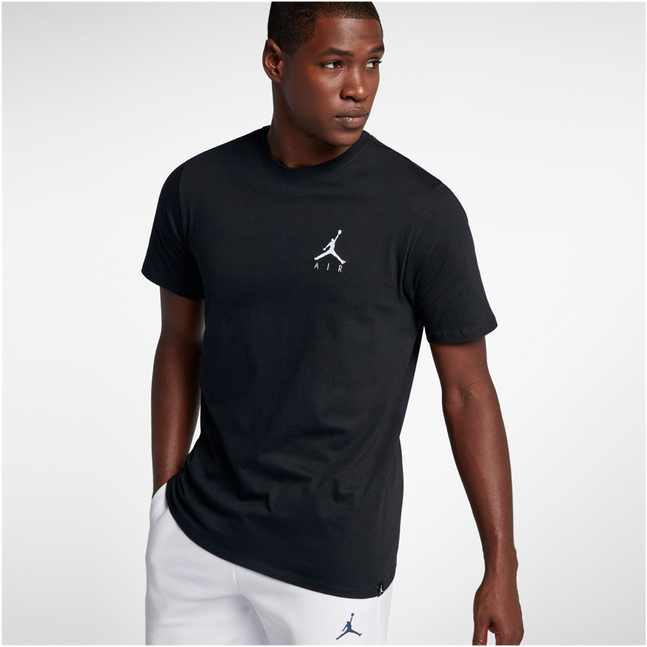 Jordan Jumpman Air Embroidered T-Shirt Image 3 of 6. Tap to open photo gallery.