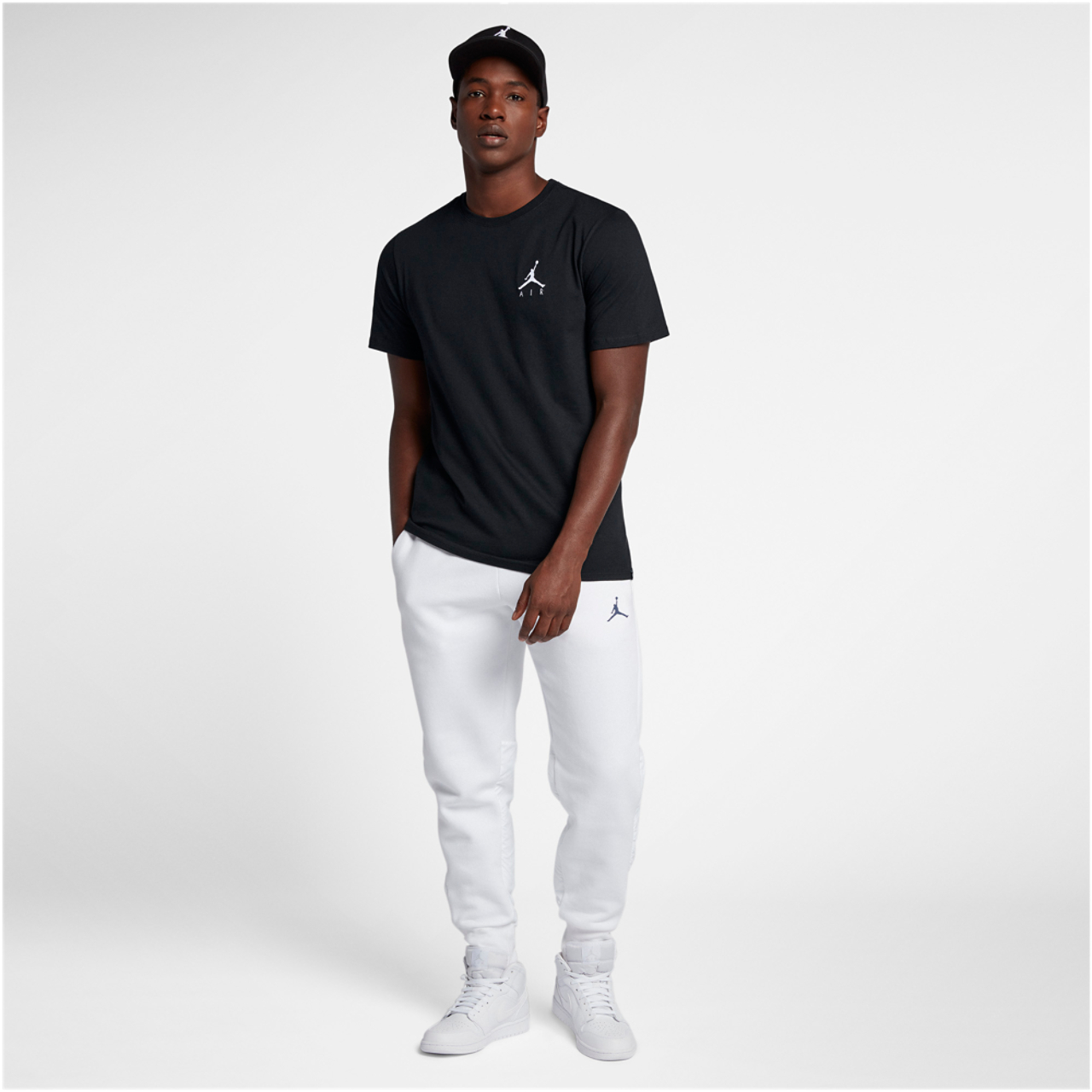 Jordan Jumpman Air Embroidered T-Shirt Image 6 of 6. Tap to open photo gallery.