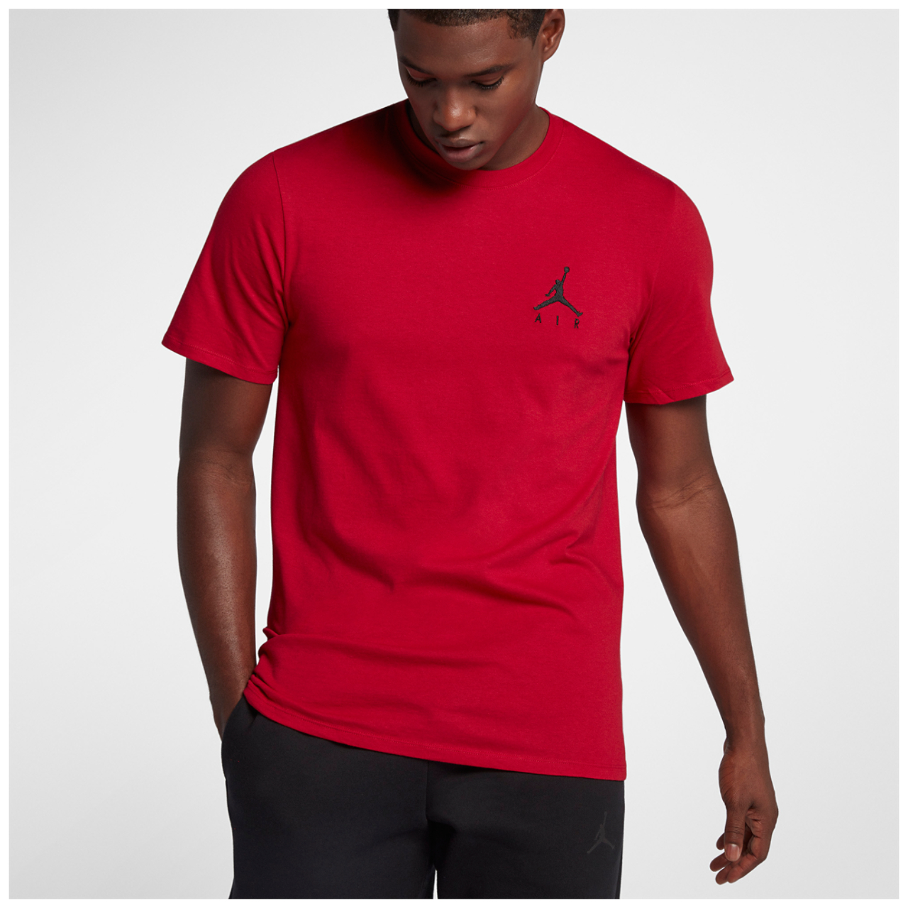 Jordan Jumpman Air Embroidered T-Shirt Image 1 of 5. Tap to open photo gallery.