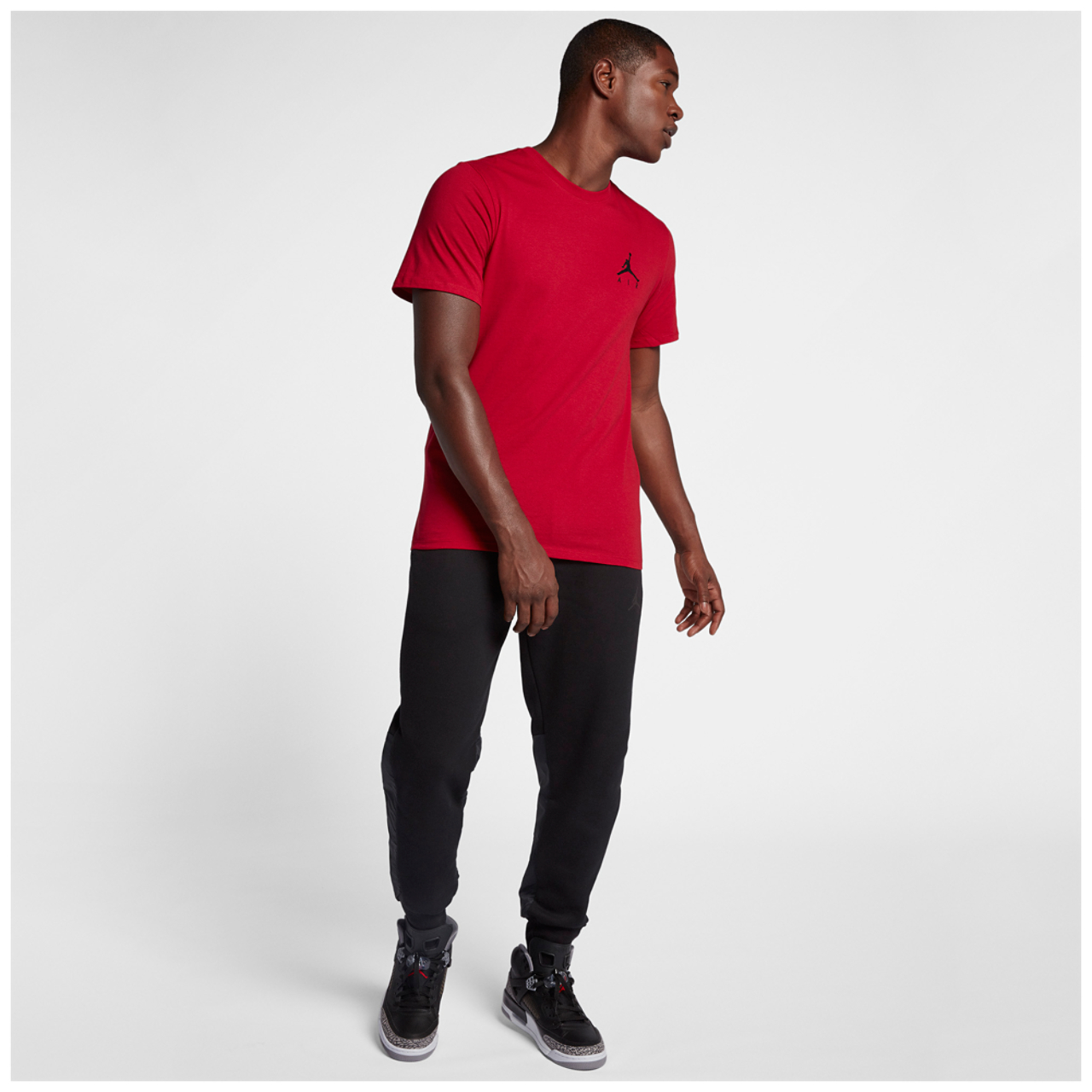 Jordan Jumpman Air Embroidered T-Shirt Image 5 of 5. Tap to open photo gallery.