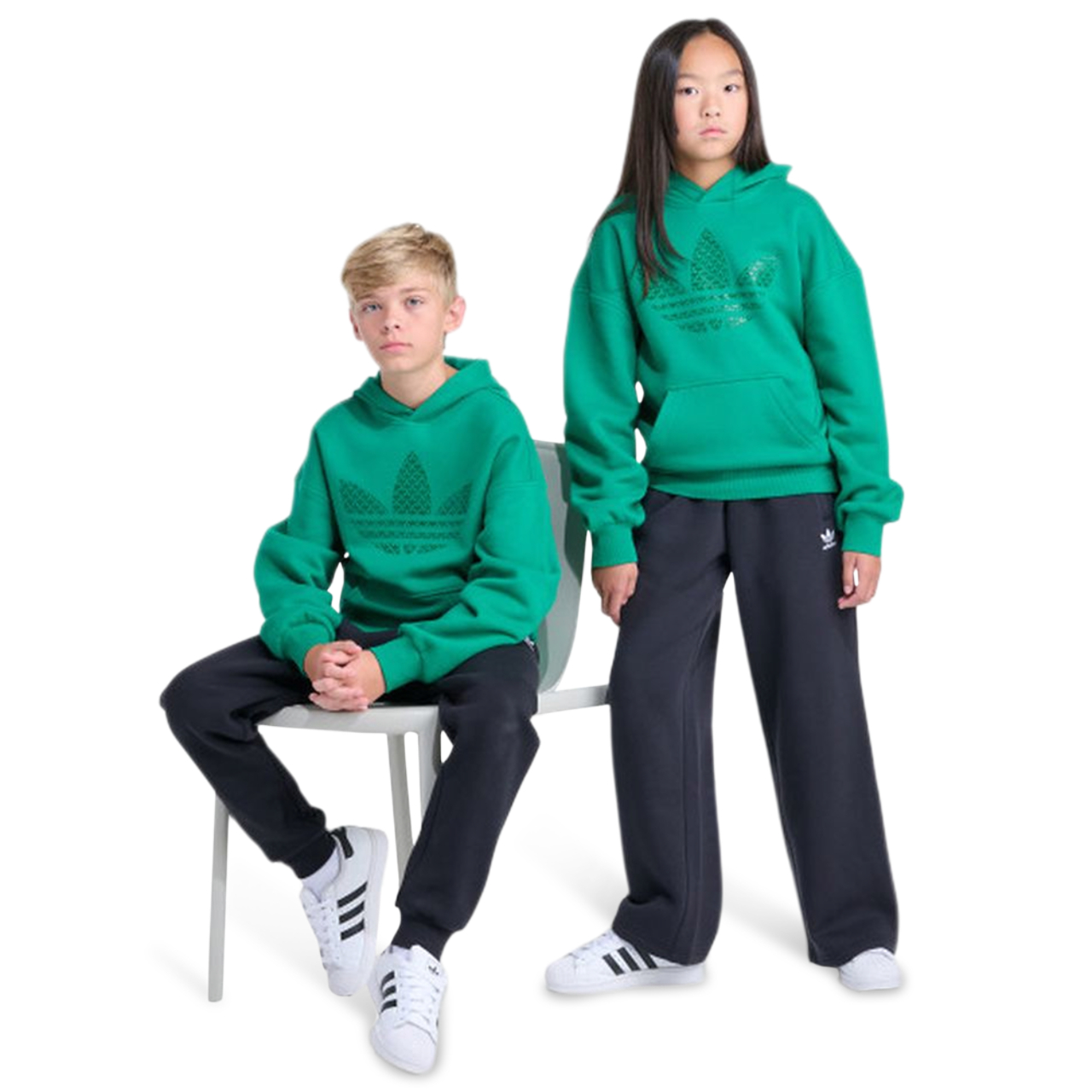 adidas Gel Trefoil Hoodie Image 4 of 4. Tap to open photo gallery.