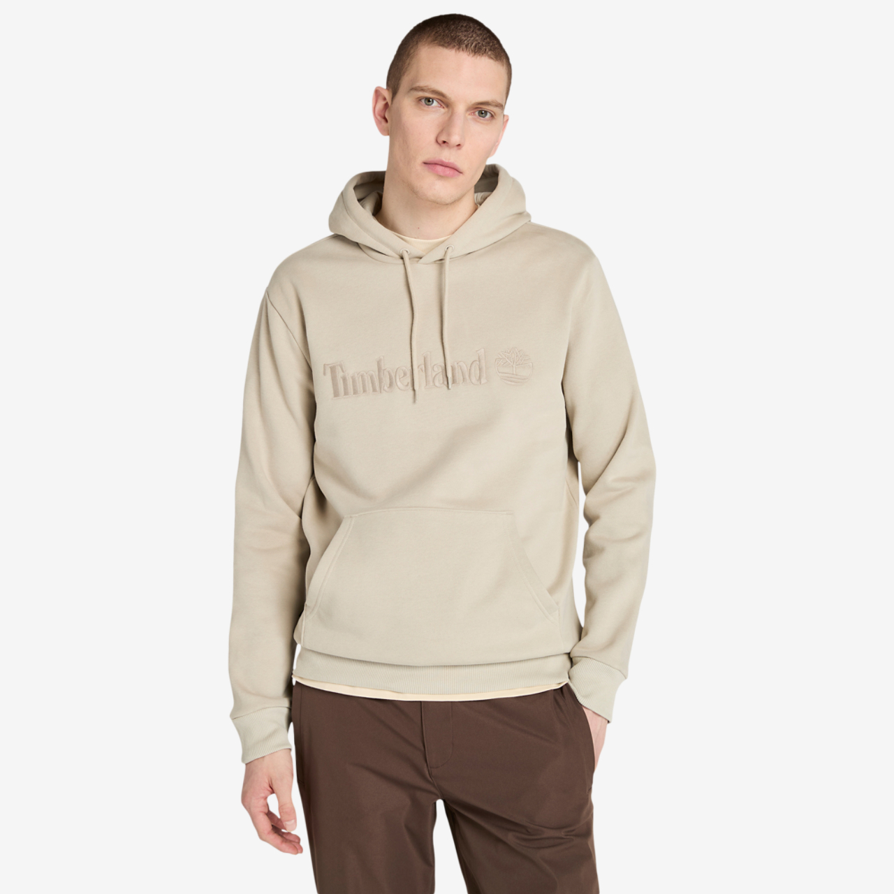 Timberland Embroidered Pullover Hoodie Image 1 of 5. Tap to open photo gallery.