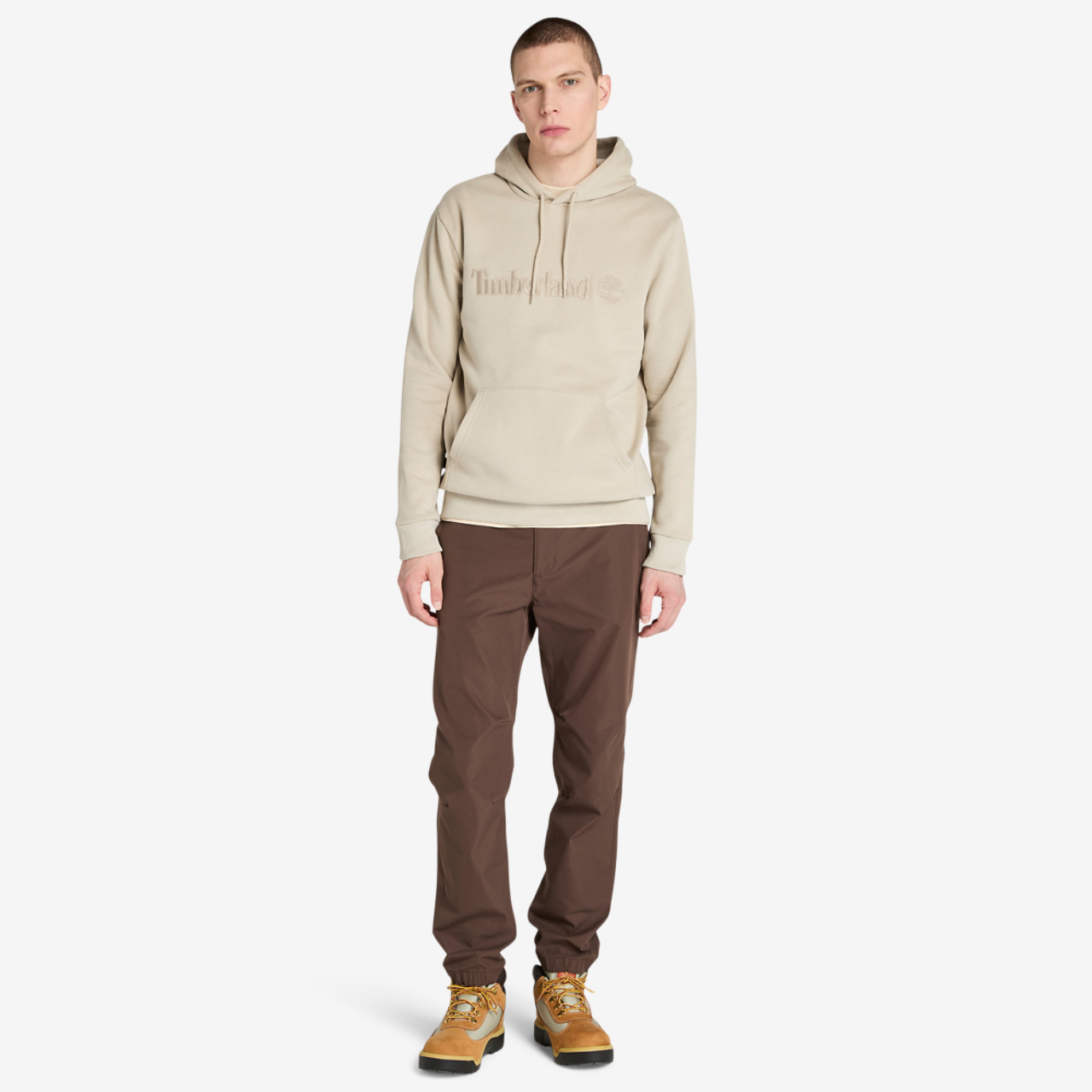 Timberland Embroidered Pullover Hoodie Image 4 of 5. Tap to open photo gallery.