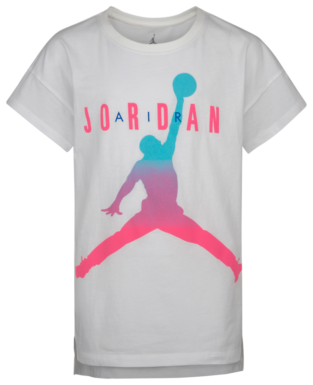 Jordan Fadeaway Drop Tail T-Shirt Image 1 of 2. Tap to open photo gallery.