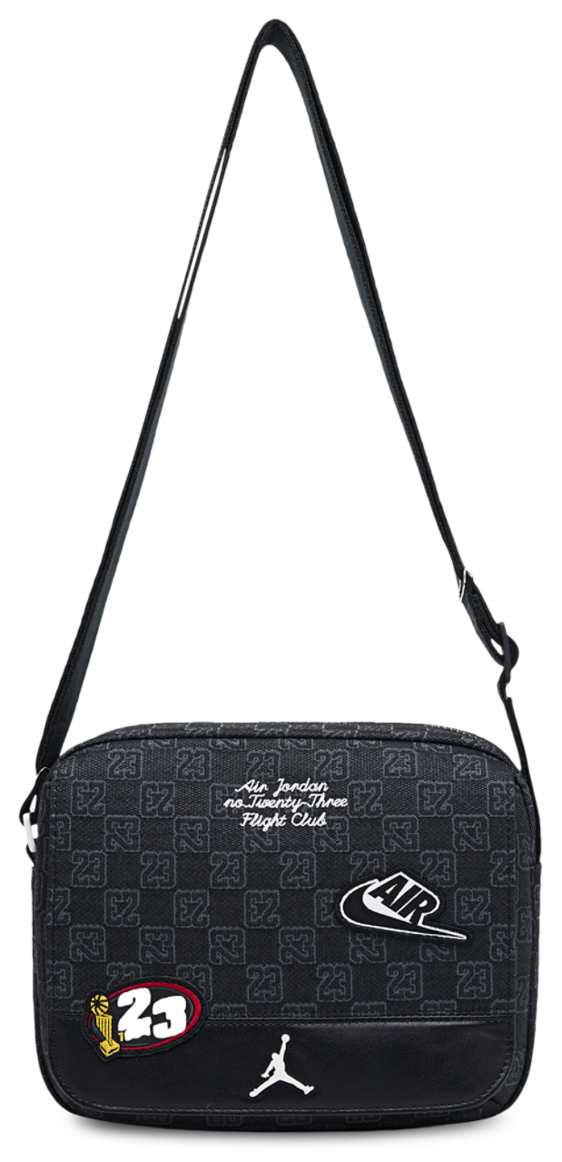 新品Jordan Brand の 「Jordan 23 モノグラム ミニメッセンジャーバッグ」 JORDAN BRAND MONOGRAM MINI MESSENGER BAG BLACK 23HO-S（ジョーダン
