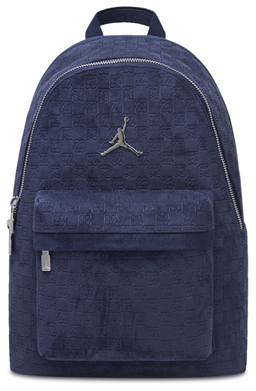 Jordan Suede Monogram Backpack  Image 1 of 5. Tap to open photo gallery.