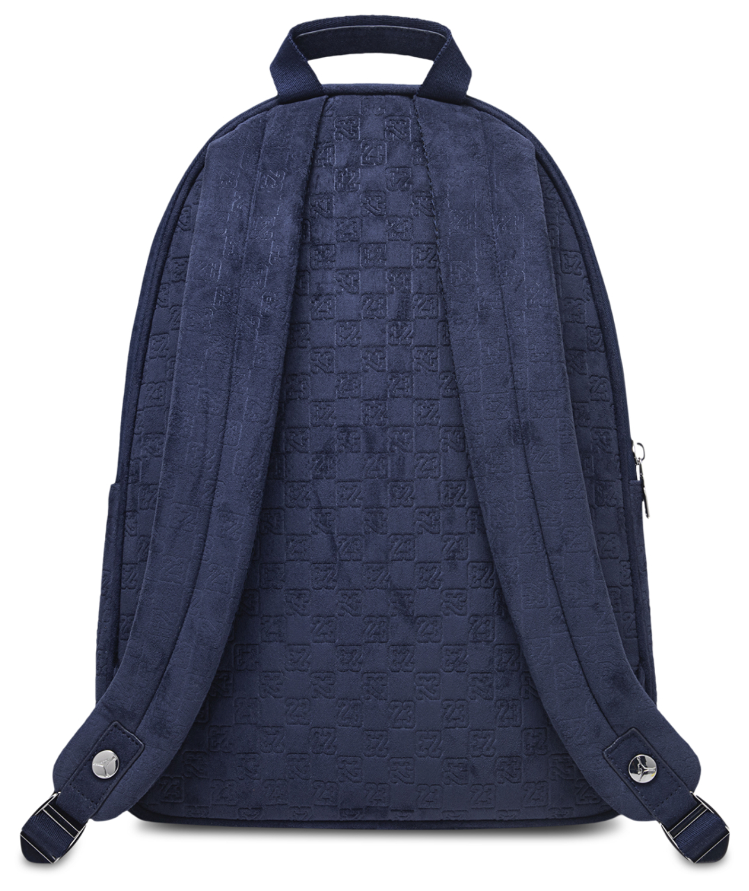 Jordan Suede Monogram Backpack  Image 2 of 5. Tap to open photo gallery.