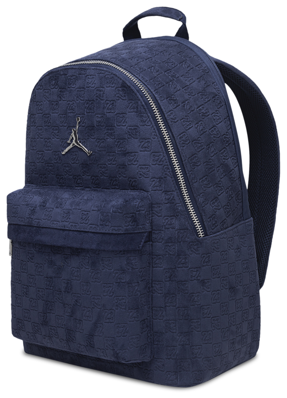 Jordan Suede Monogram Backpack  Image 3 of 5. Tap to open photo gallery.
