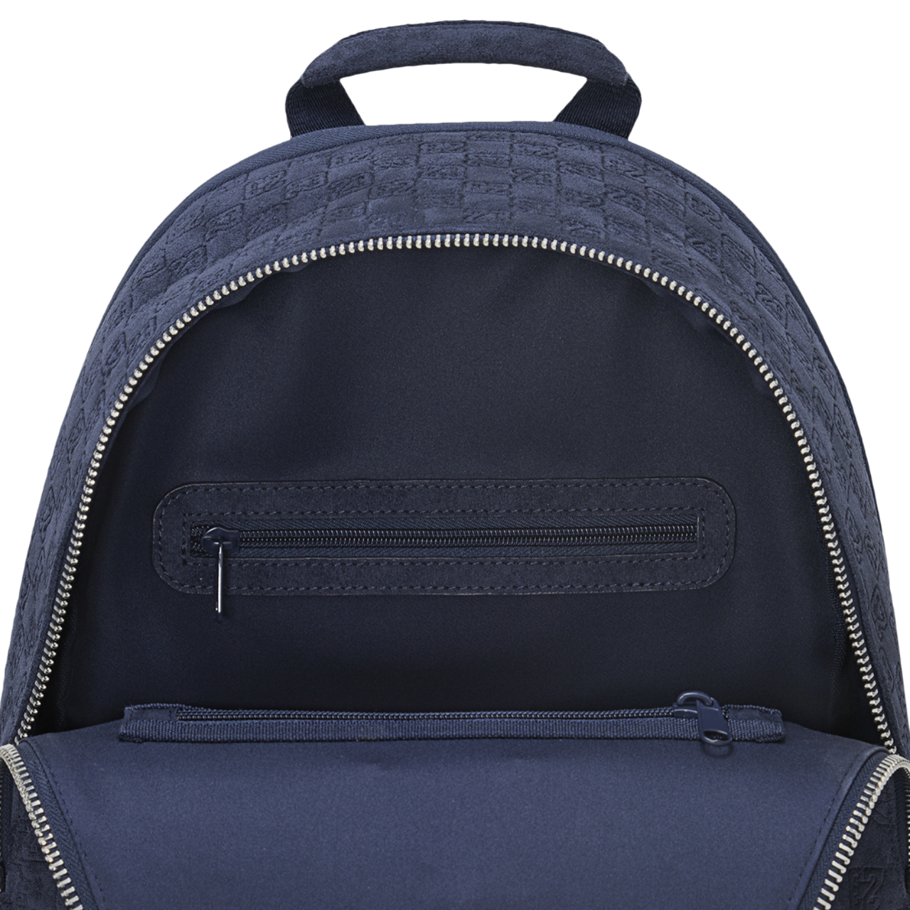 Jordan Suede Monogram Backpack  Image 4 of 5. Tap to open photo gallery.