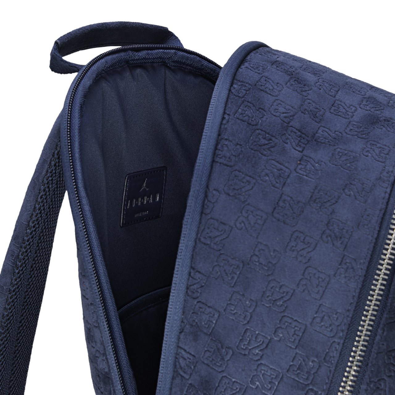 Jordan Suede Monogram Backpack  Image 5 of 5. Tap to open photo gallery.