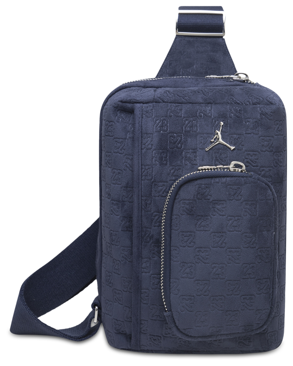 Jordan Suede Monogram Sling Bag  Image 1 of 4. Tap to open photo gallery.