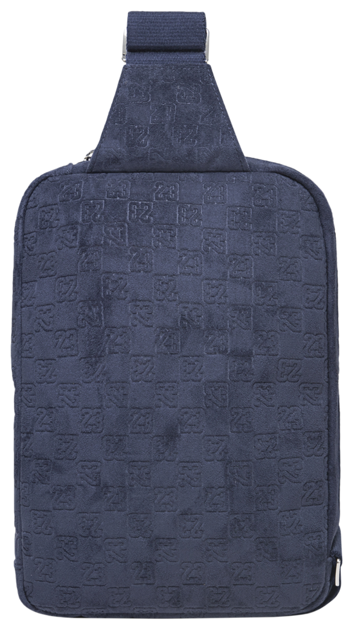 Jordan Suede Monogram Sling Bag  Image 2 of 4. Tap to open photo gallery.