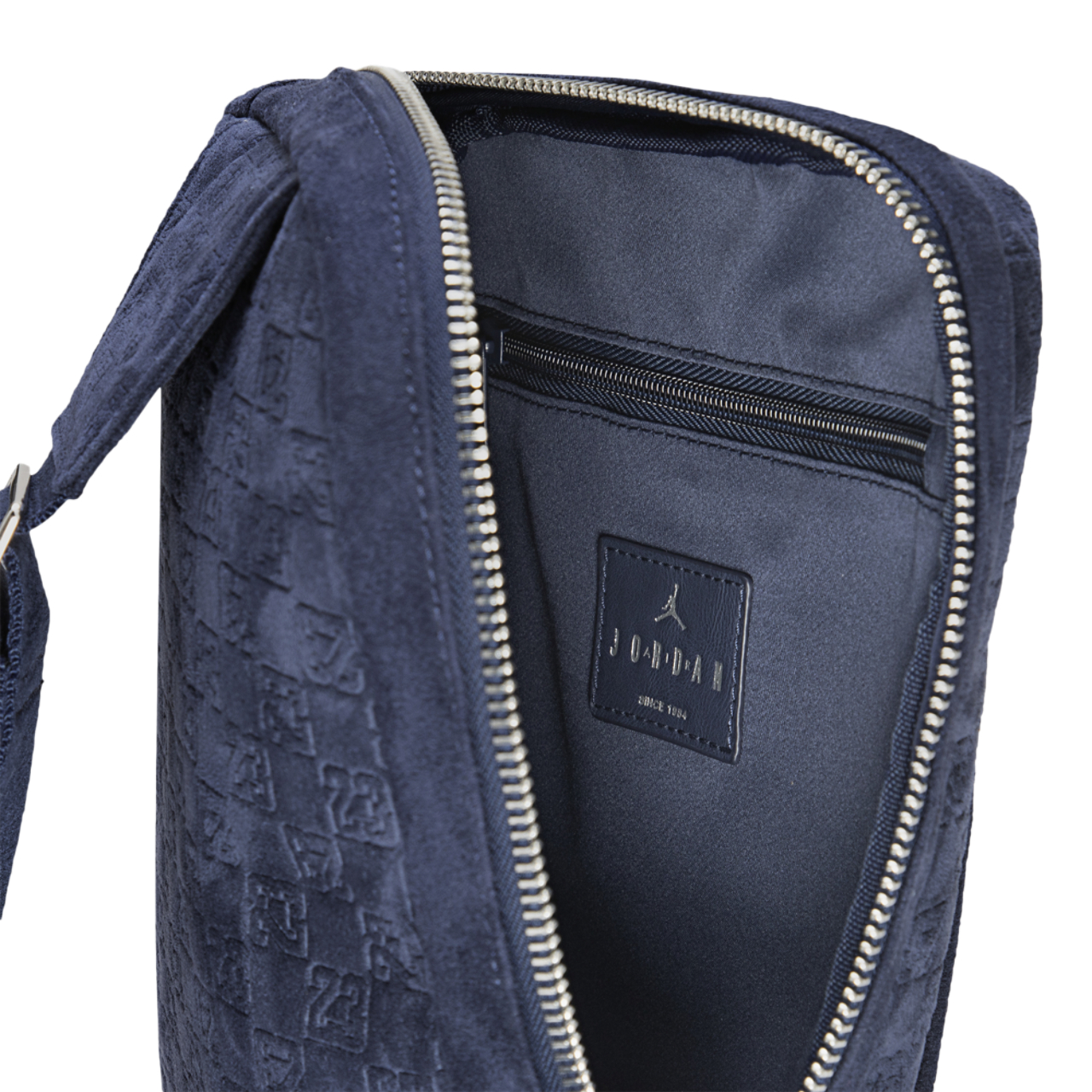 Jordan Suede Monogram Sling Bag  Image 3 of 4. Tap to open photo gallery.