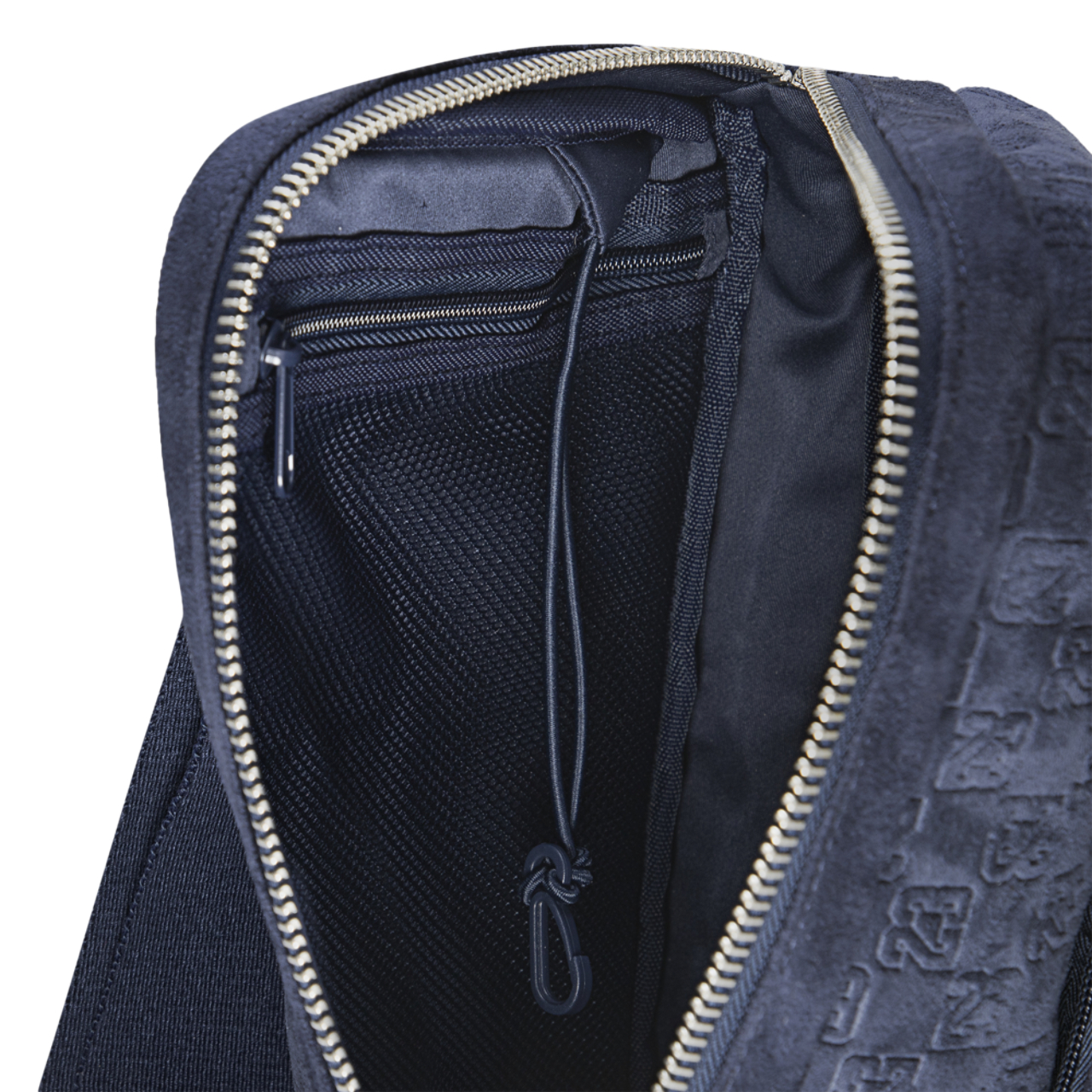 Jordan Suede Monogram Sling Bag  Image 4 of 4. Tap to open photo gallery.