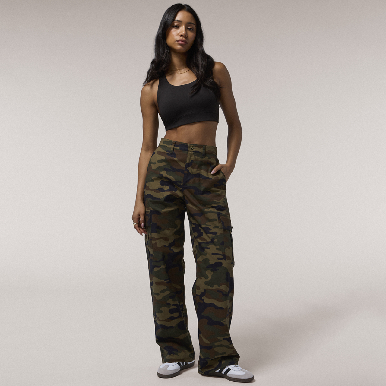 Cozi Woven Cargo Pants Image 7 of 7. Tap to open photo gallery.