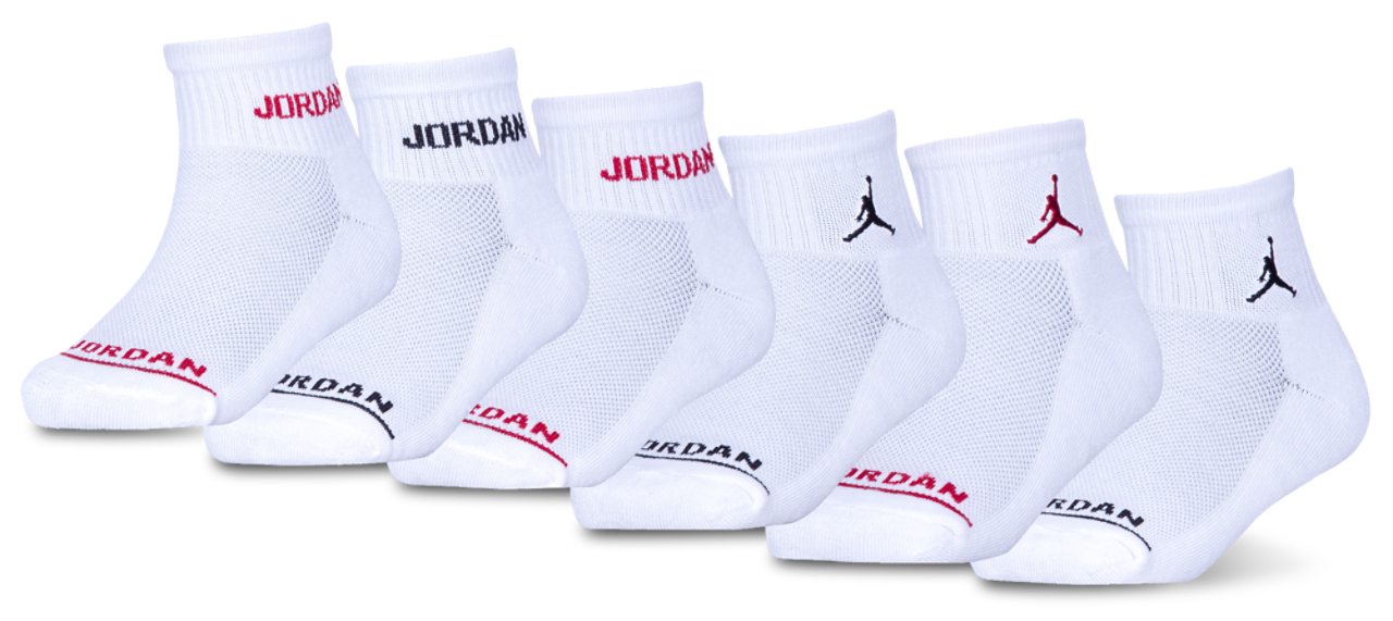 Jordan Legend Ankle 6-Pack Socks Image 1 of 3. Tap to open photo gallery.