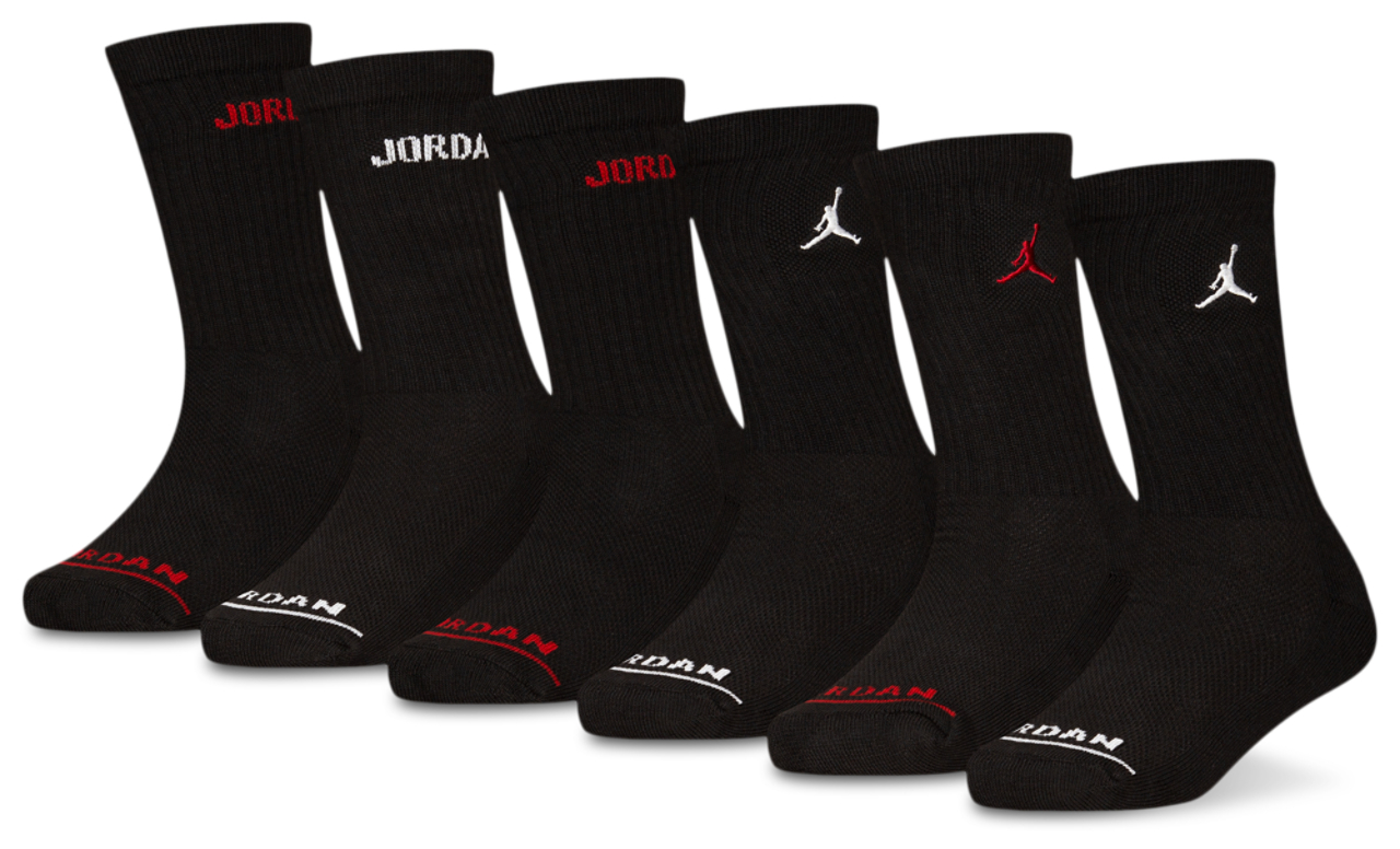 Jordan Legend Crew 6-Pack Socks Image 1 of 3. Tap to open photo gallery.