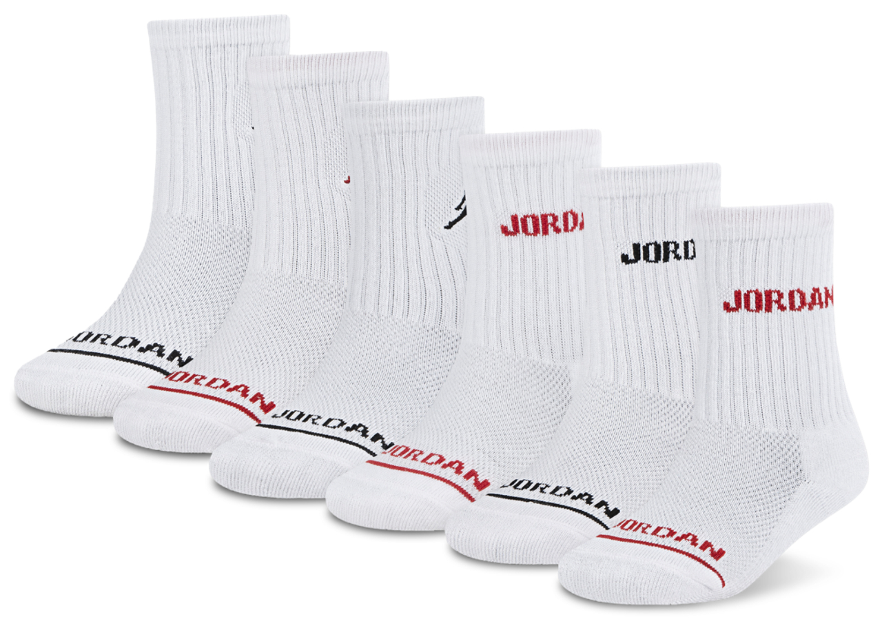 Jordan Legend Crew 6-Pack Socks Image 1 of 6. Tap to open photo gallery.