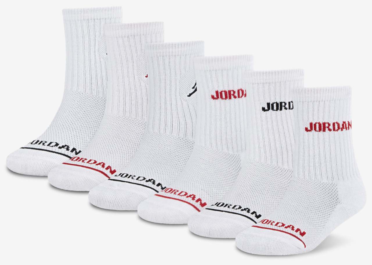 Jordan Legend Crew 6-Pack Socks Image 1 of 6. Tap to open photo gallery.