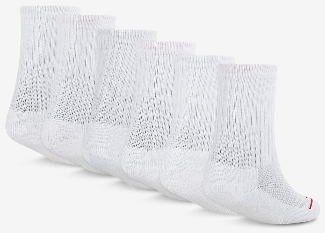 Jordan Legend Crew 6-Pack Socks Image 2 of 6. Tap to open photo gallery.
