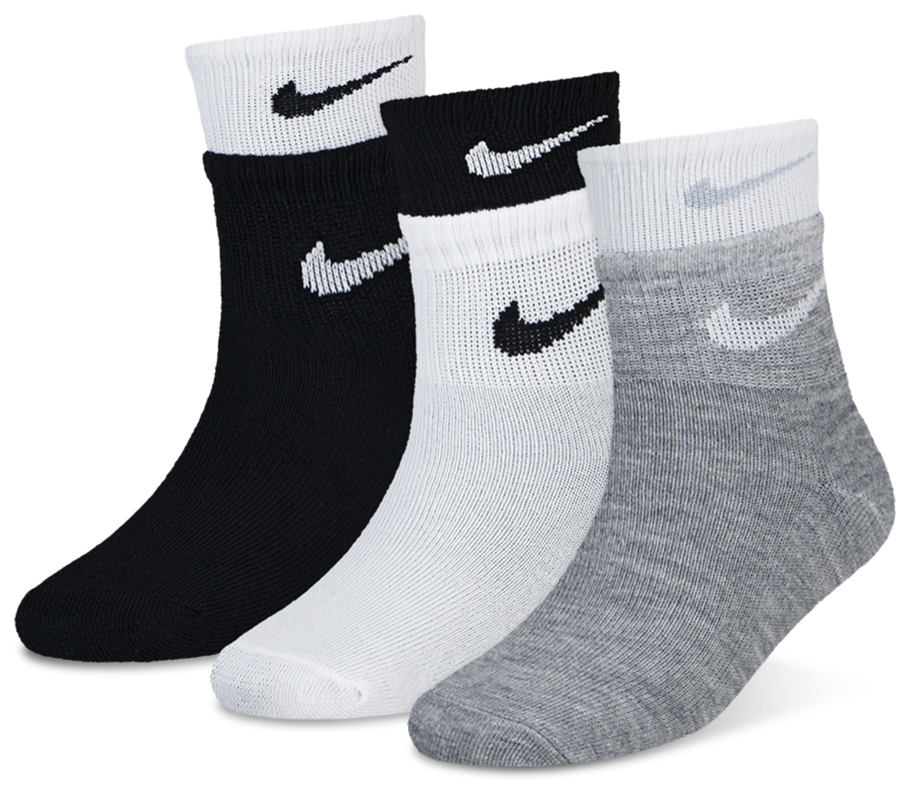 Nike Double Welt Ankle Sock 3 Pack Image 1 of 2. Tap to open photo gallery.