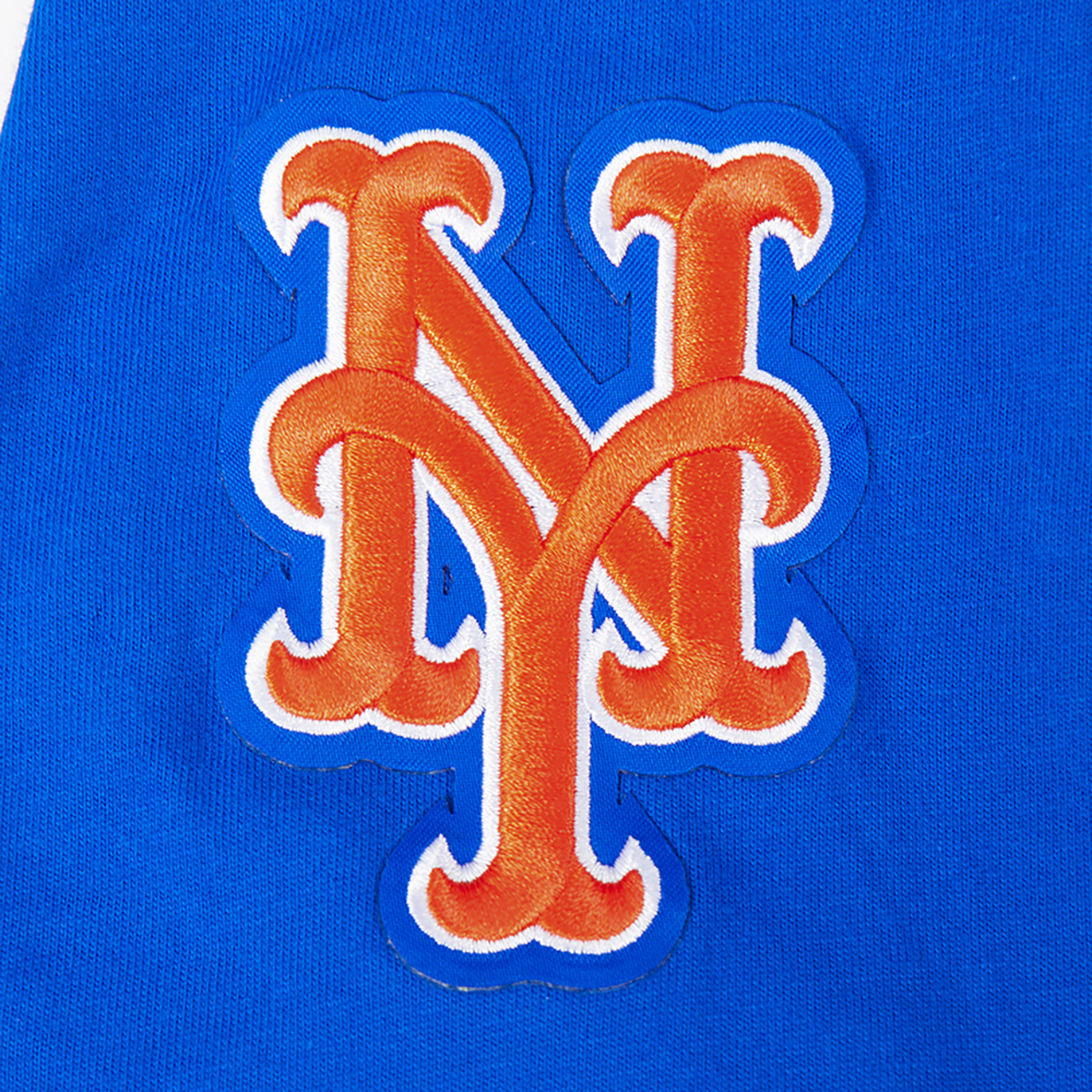 Pro Standard Mets Classic BB Ribbed Short Sleeve T-Shirt Image 7 of 7. Tap to open photo gallery.