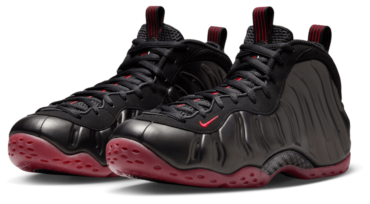 Nike Foamposite ブラック/レッド Nike Air Foamposite One 'Black and Varsity Red' – DTLR