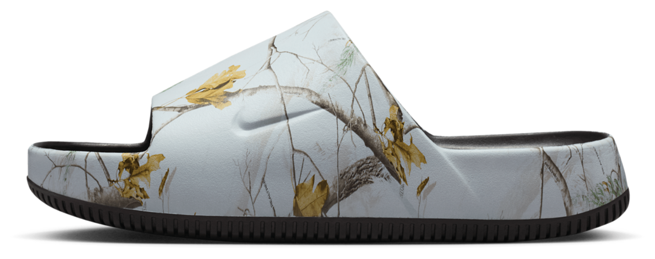 Nike RealTree Calm Slides Image 2 of 5. Tap to open photo gallery.