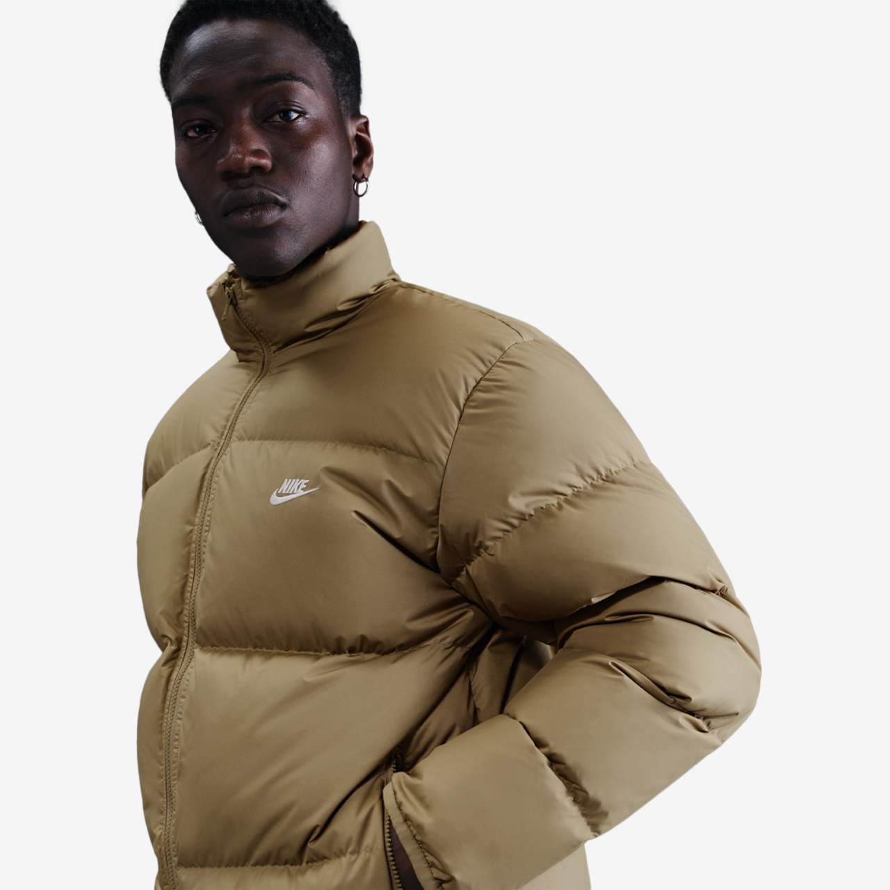 Nike SF Club 550 Puffer Jacket Image 1 of 4. Tap to open photo gallery.